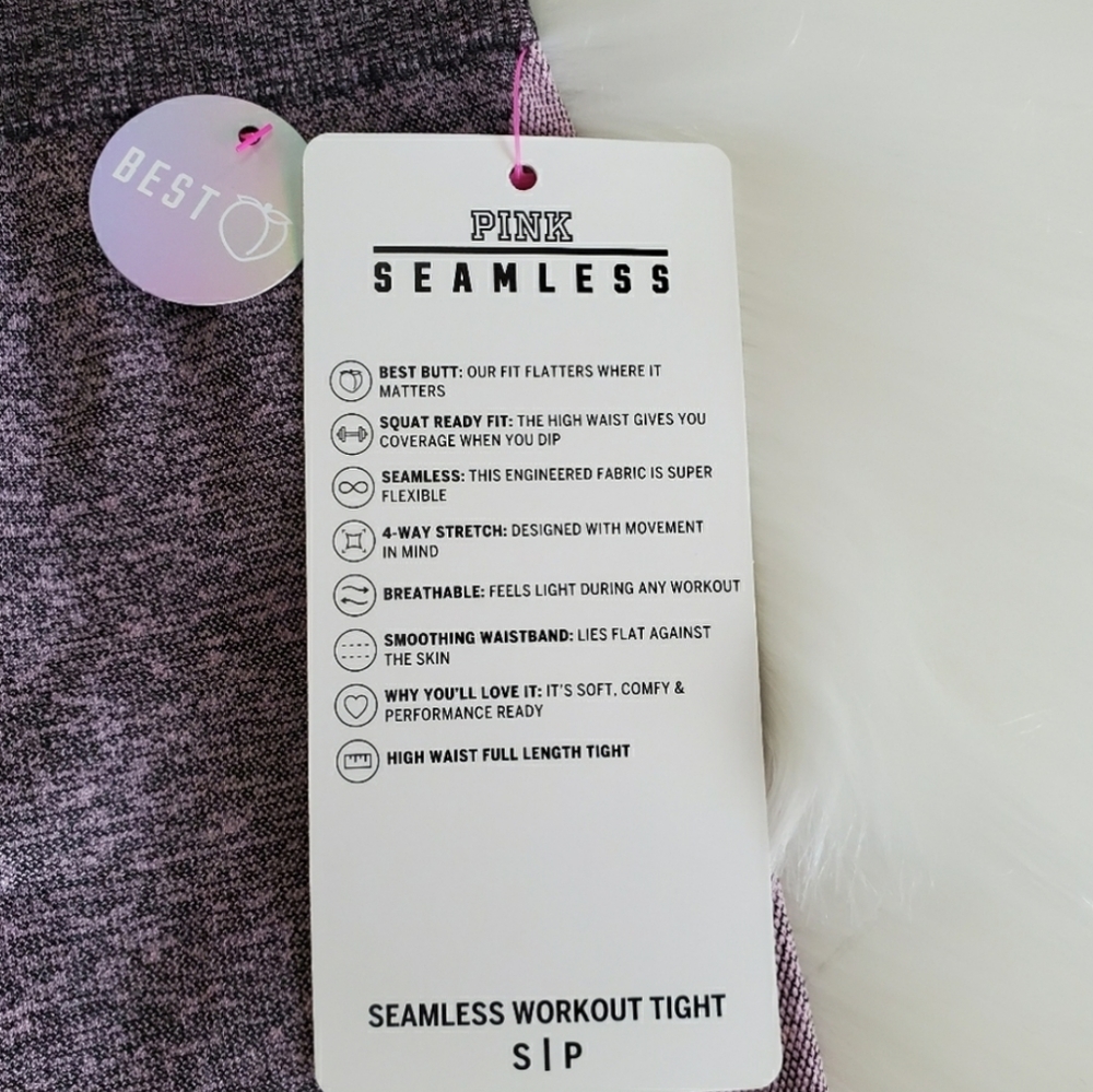Size S PINK VICTORIA'S SECRET LEGGINGS 💗 - Picture 2 of 5